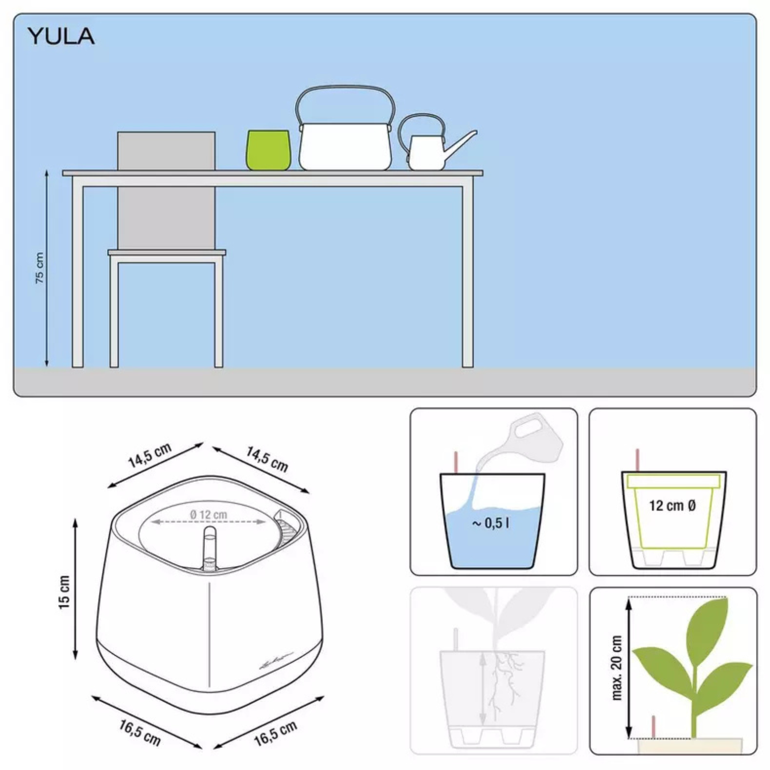 YULA Planter | YULA Plant Bag | YULA Flower