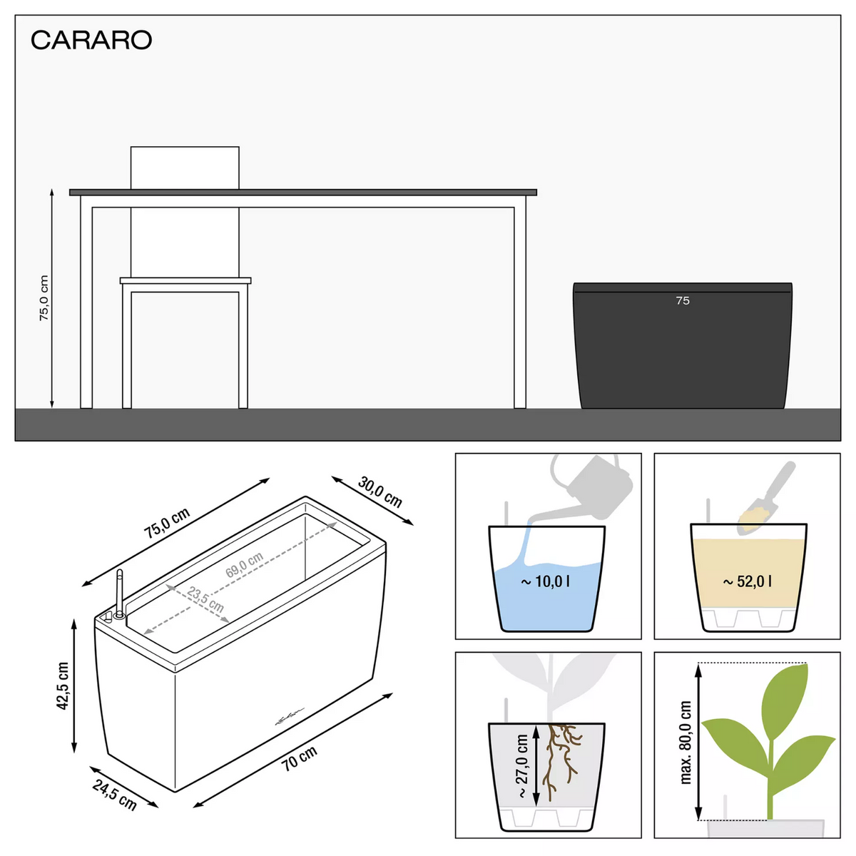 Maceta CARARO Premium