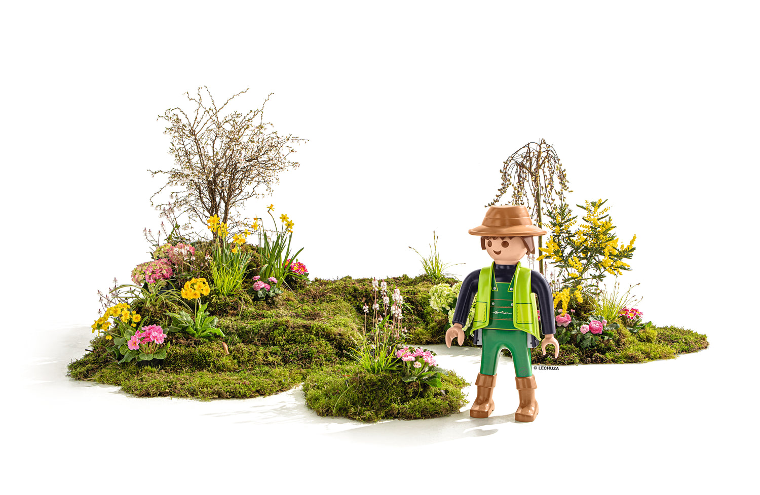 Figura PLAYMOBIL LECHUZA XXL jardinero (60 cm)