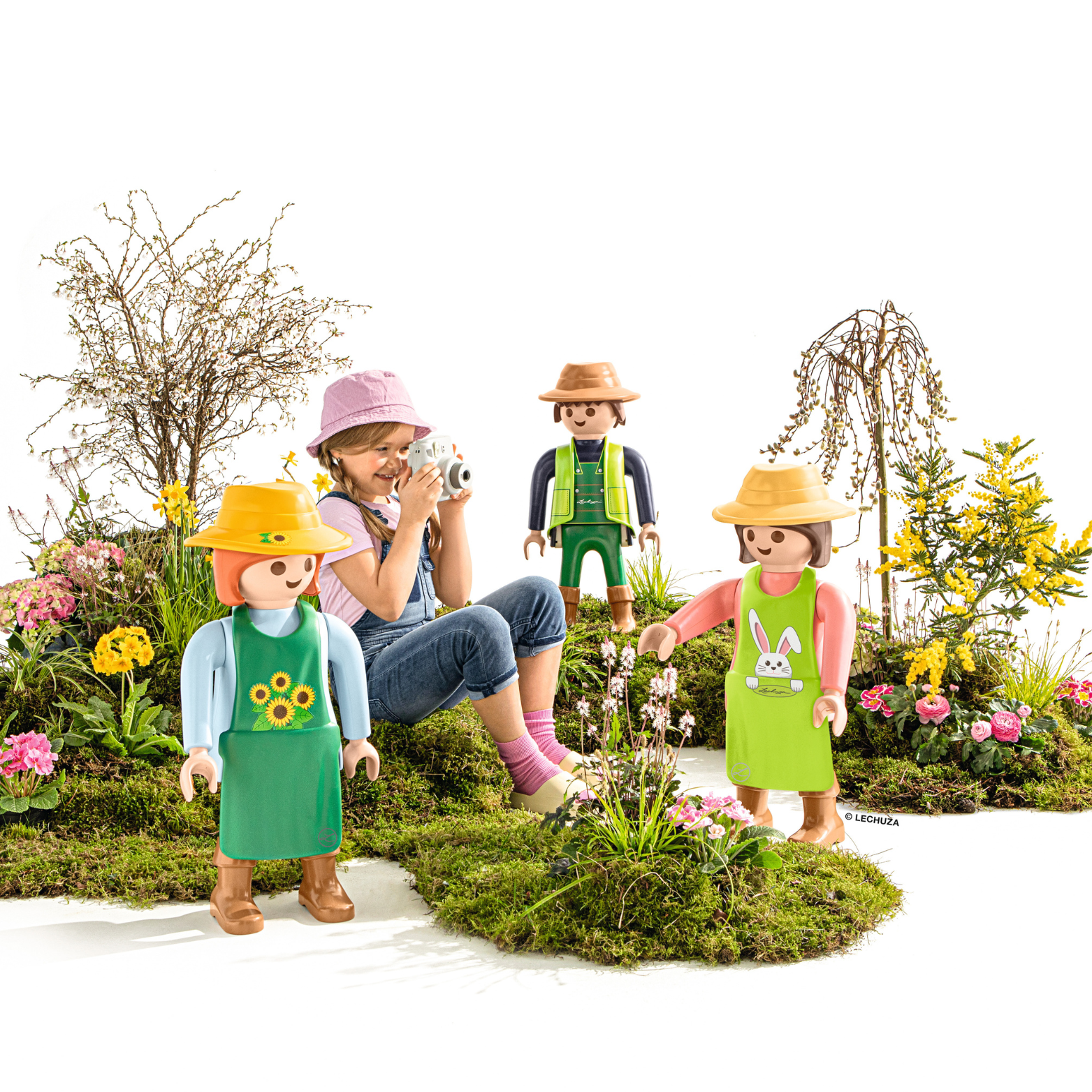 PLAYMOBIL LECHUZA XXL female gardener figure (60cm)