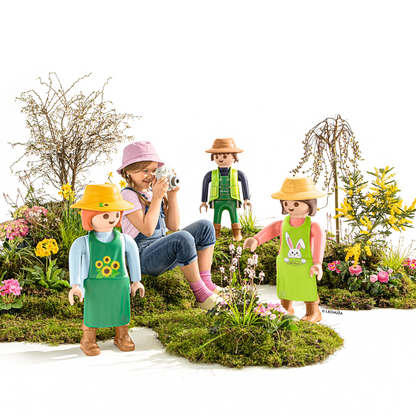 PLAYMOBIL LECHUZA XXL female gardener Easter edition figure (60 cm)