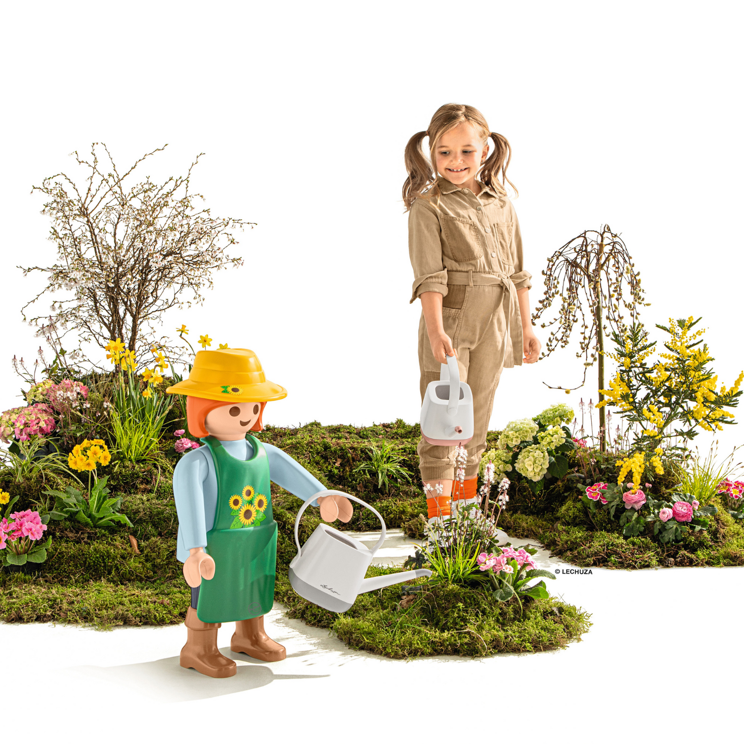 Figura PLAYMOBIL LECHUZA XXL jardinera edición Pascua (60 cm)