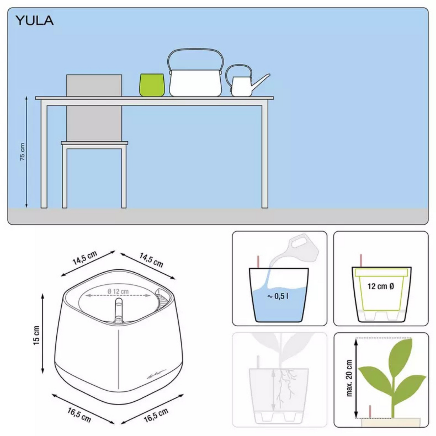 YULA Planter | YULA Plant Bag | YULA Flower