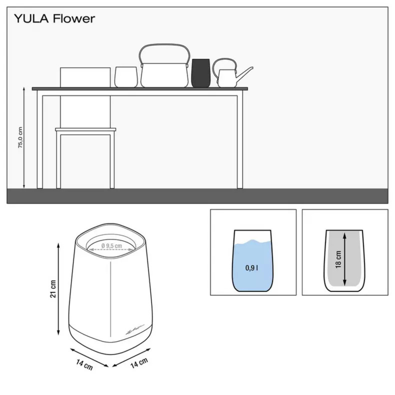 YULA Planter | YULA Plant Bag | YULA Flower